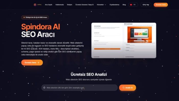 Spindora  SEO Operasyonlarını Otomatikleştiren Yeni Nesil Altyapı
